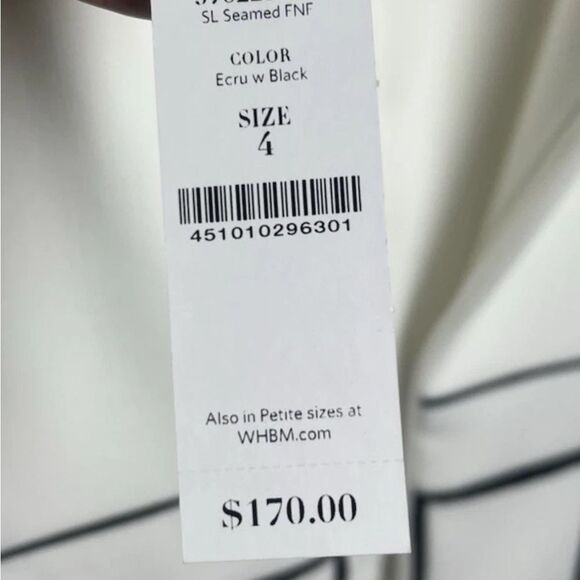 White House Black Market Size 4 Sleeveless Fit & Flare Women’s Ponte Knit Dress - Picture 6 of 7